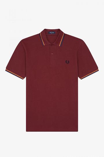 Pánské Polo Triko Fred Perry M12 Červené | CZ 1666FDNM